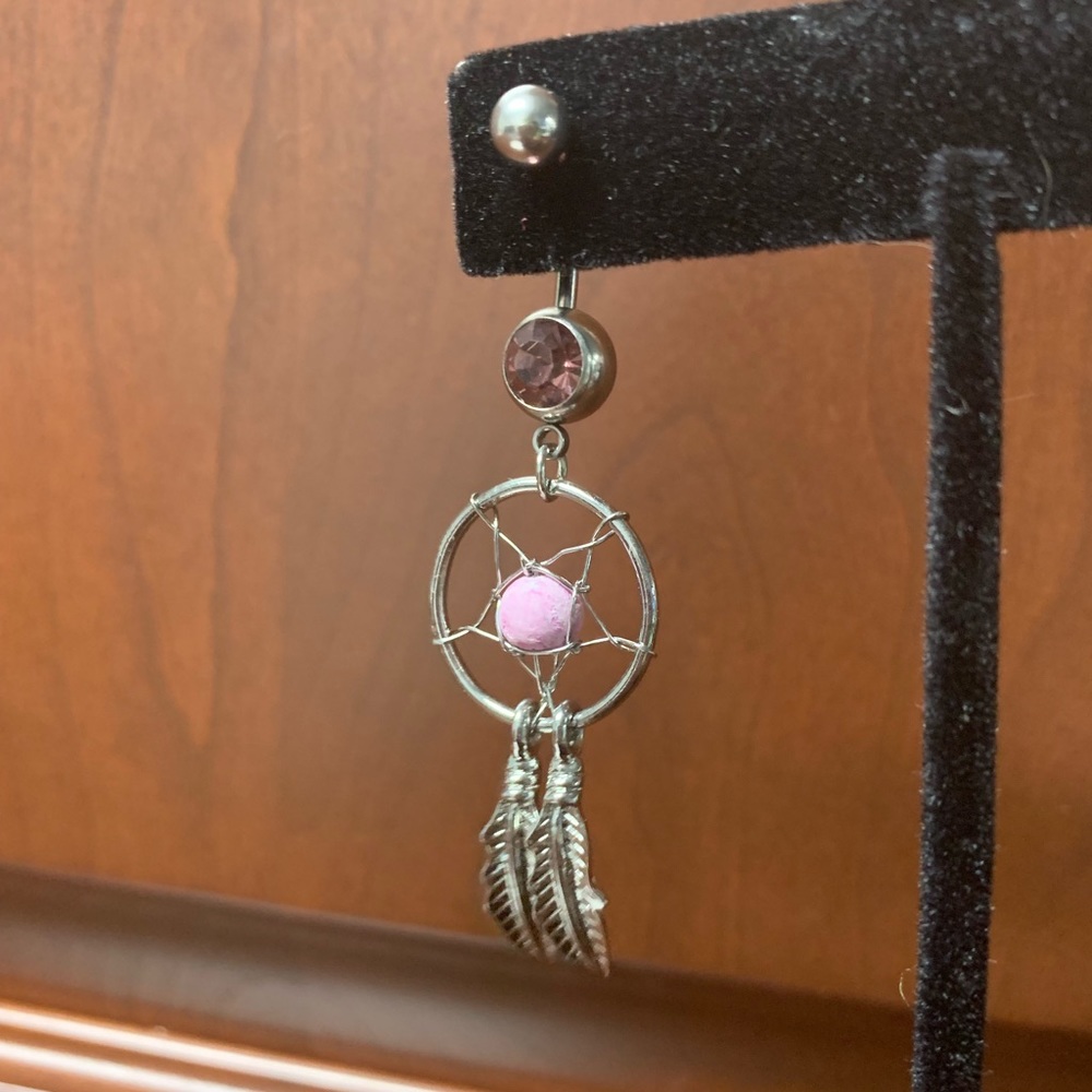 Dream Catcher Navel Dangle Belly Button Jewelry